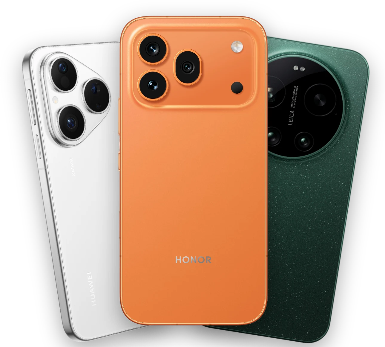 Смартфоны Honor, Xiaomi и Huawei